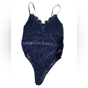 SHEIN black Lace Bodysuit